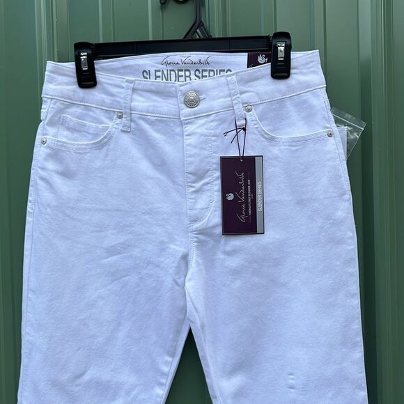 Tummy Sculpt Denim Ankle Boot Jeans & Capri 2-Pack Size 6 - Picture 3 of 16